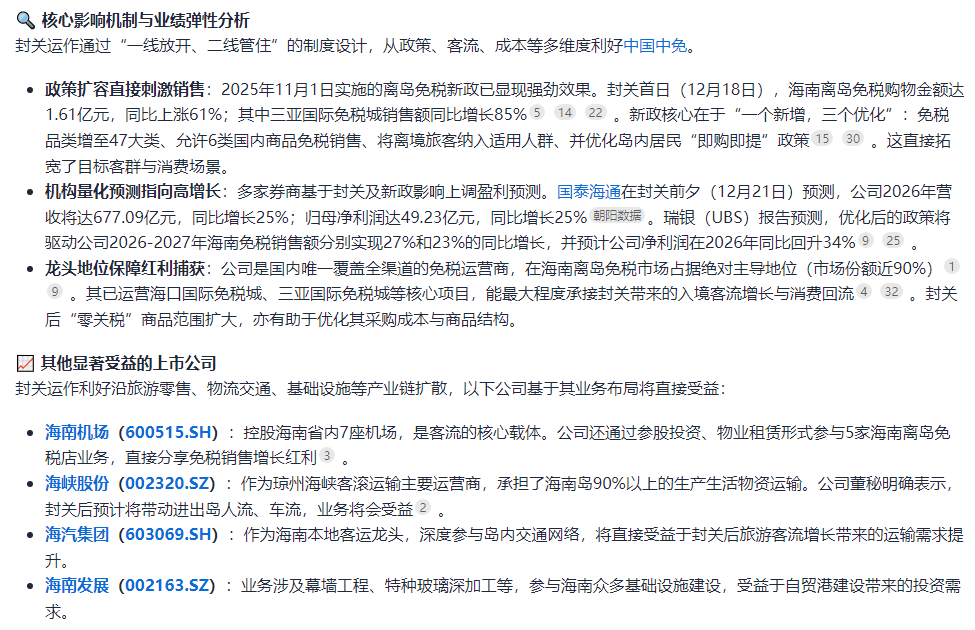 海南封关对中免业绩影响如何？我让AI算了笔账图3
